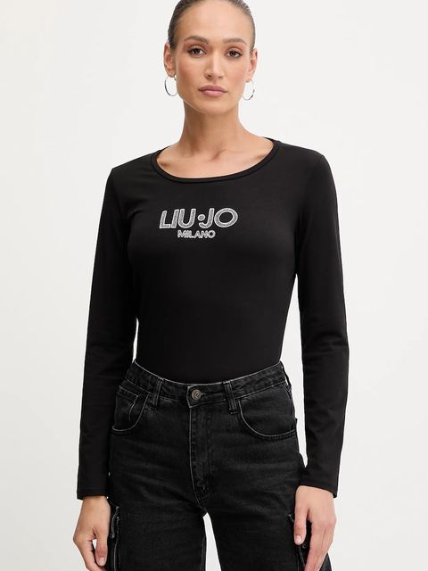 Liu Jo longsleeve kolor czarny TF5169.JS003 - zdjęcie produktu nr 1
