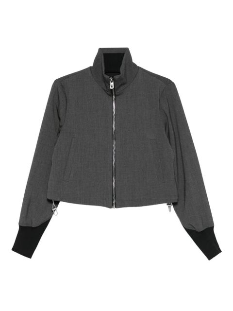 PINKO cropped bomber jacket - Grey - zdjęcie produktu nr 1