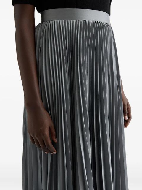 Jil Sander pleated-design skirt - Grey