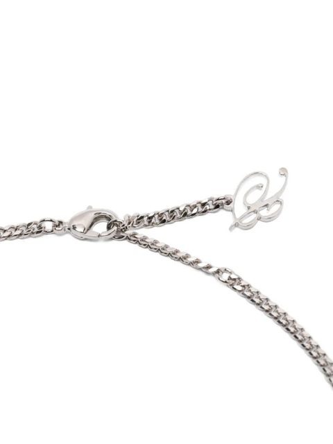 Blumarine cross-embellished choker - Silver - zdjęcie produktu nr 2