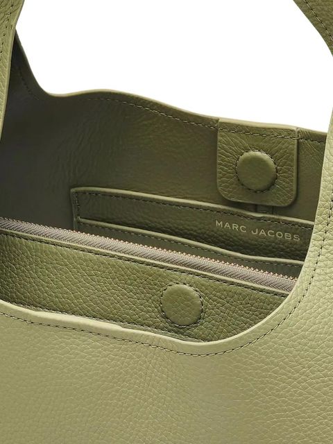Marc Jacobs The Sack logo-plaque leather shoulder bag - Green