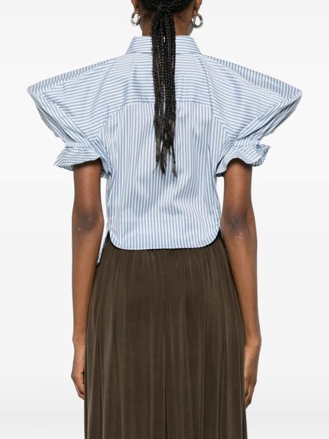 Vivienne Westwood striped short-sleeved shirt - Blue
