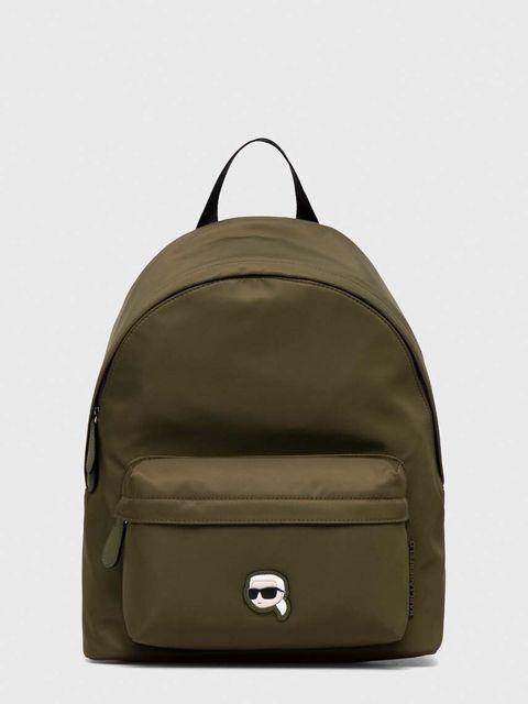 Karl Lagerfeld plecak kolor zielony mały gładki - zdjęcie produktu nr 1