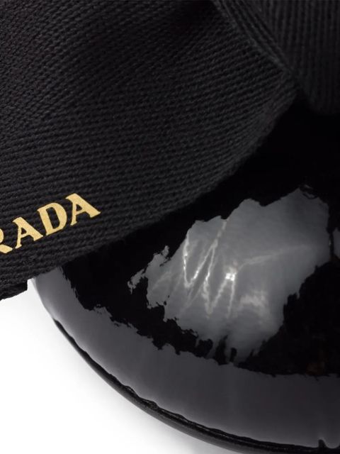 Prada leather ballet flats - Black - zdjęcie produktu nr 2