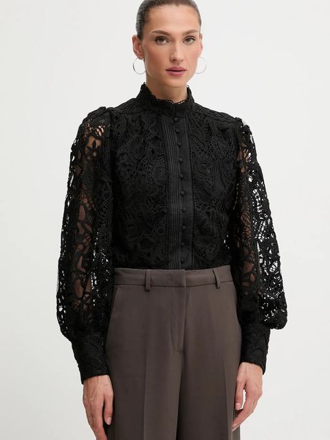 Bardot bluzka damska kolor czarny wzorzysta 59730TB3 - zdjęcie produktu nr 1