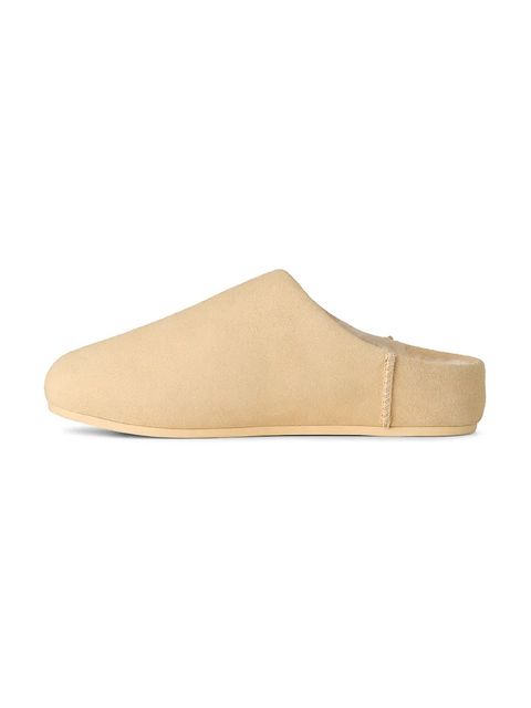 UGG kapcie zamszowe Elea Slip-On kolor beżowy 1171390.PBT