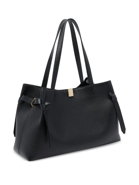 Yuzefi GYOZA leather shoulder bag - Black