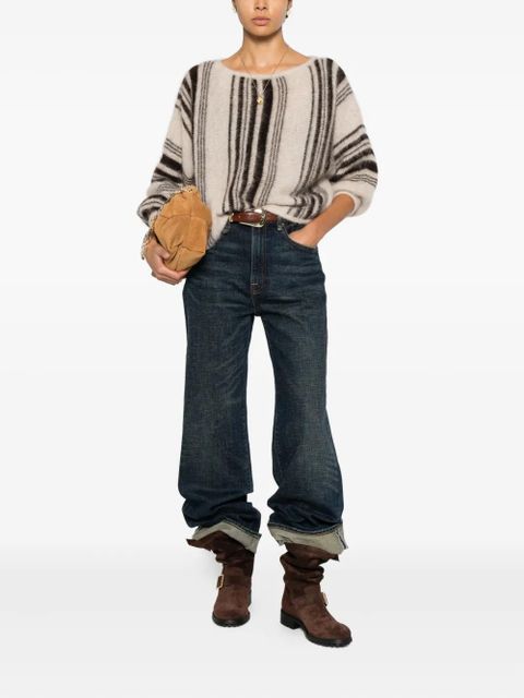 Ba&Sh Suela striped-pattern sweater - Neutrals - zdjęcie produktu nr 2