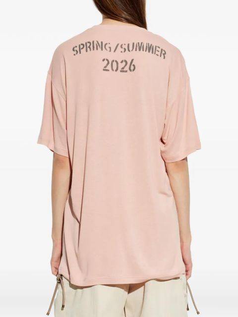 Moschino logo-print T-shirt - Pink