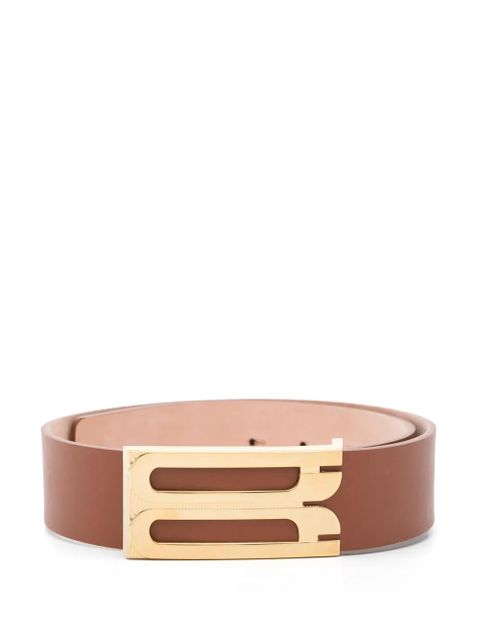 Victoria Beckham Jumbo Frame belt - Brown - zdjęcie produktu nr 1