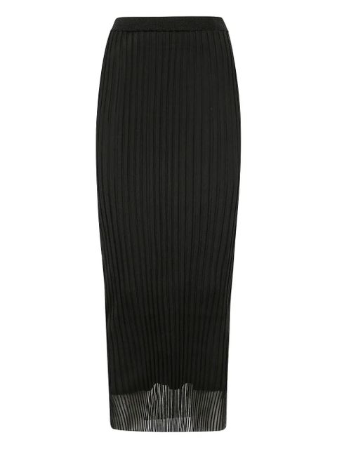 Sportmax pleated midi skirt - Black - zdjęcie produktu nr 1