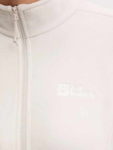 Jack Wolfskin bluza sportowa Taunus kolor beżowy gładka 1711391