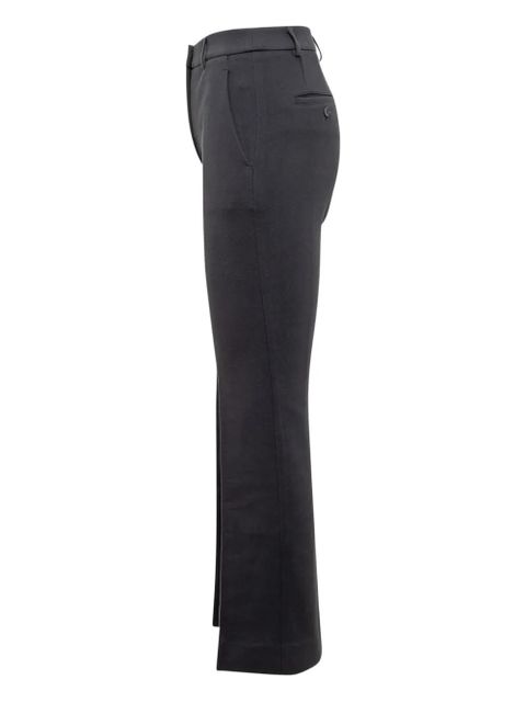 Weekend Max Mara cotton straight-leg trousers - Blue