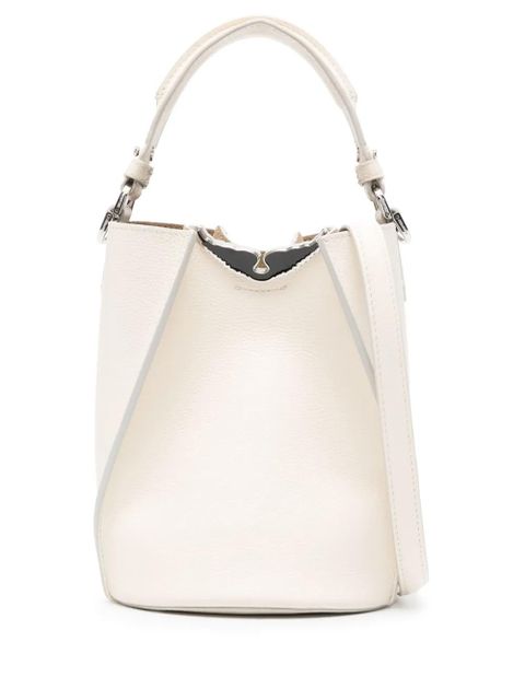 Zadig&Voltaire Borderline leather bucket bag - Neutrals - zdjęcie produktu nr 1