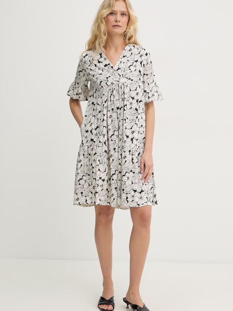 Weekend Max Mara sukienka bawełniana FUOCO - zdjęcie produktu nr 1