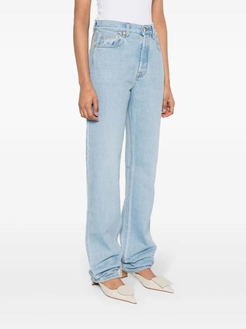 Jacquemus Le de-Nîmes droit straight-leg jeans - Blue
