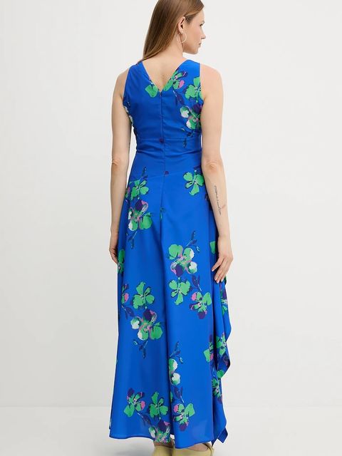 Morgan sukienka RENZO.F kolor niebieski maxi rozkloszowana RENZO.F