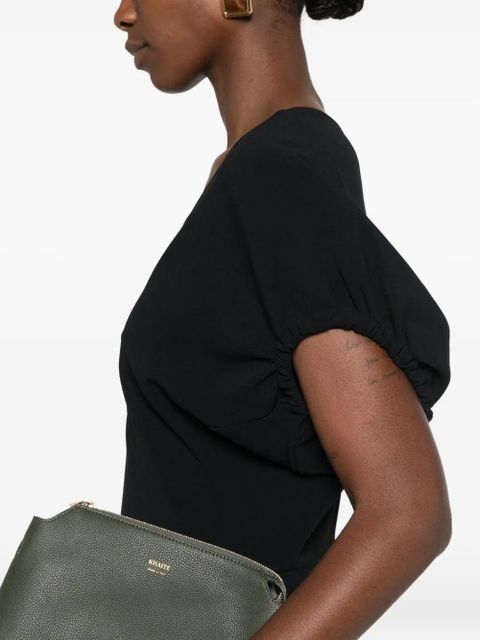 Victoria Beckham Edith v-neck midi dress - Black