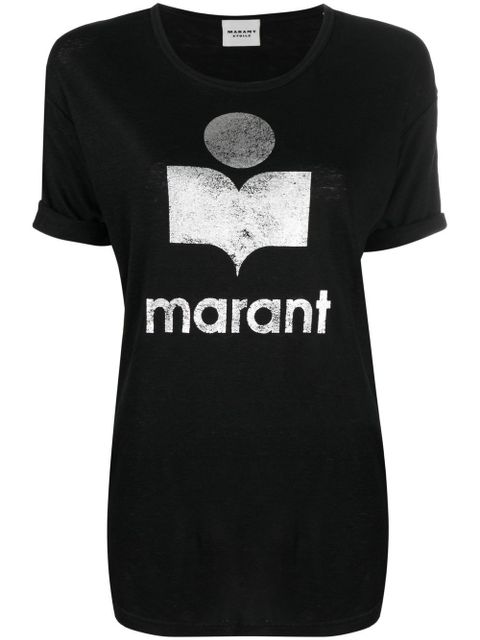 MARANT ÉTOILE Koldi logo-print T-shirt - Black