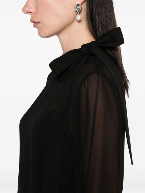 Gucci crystal-embellished blouse - Black