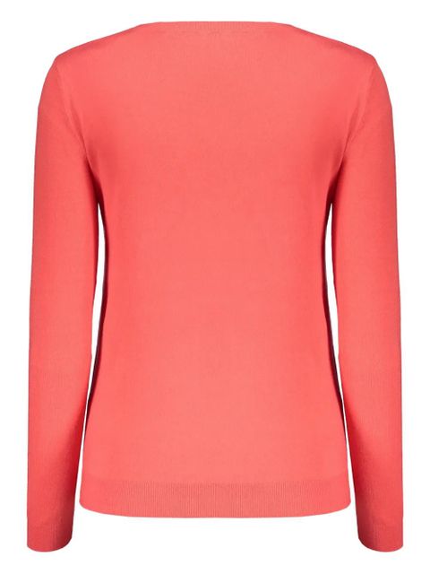 Valentino Garavani logo crew-neck long-sleeve T-shirt - Orange - zdjęcie produktu nr 2