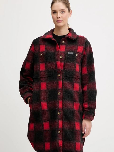 Columbia kurtka koszulowa Wildest Venture kolor czerwony przejściowa 2136171 - zdjęcie produktu nr 1