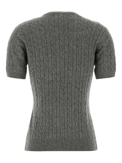 Gimaguas Rina cable-knit top - Grey - zdjęcie produktu nr 2