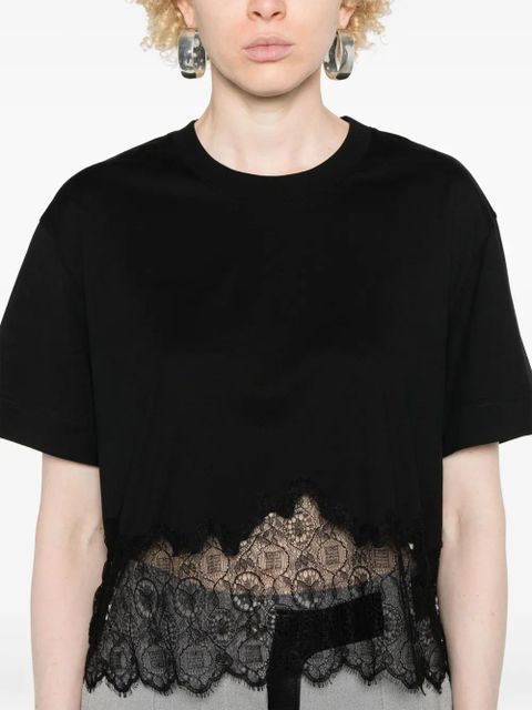 Givenchy cropped cotton T-shirt - Black