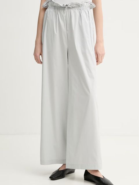 Isabelle Blanche spodnie paperbag damskie z bawełną - zdjęcie produktu nr 1