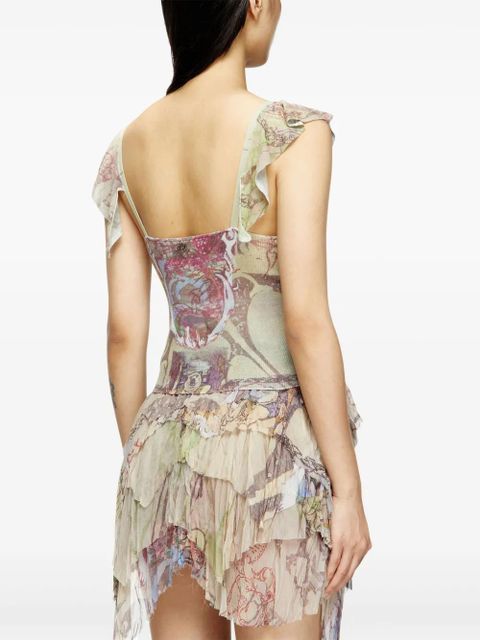 Diesel M-Fiore top - Brown