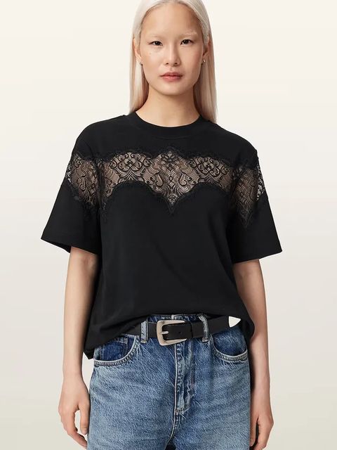 AllSaints t-shirt damski LISA - zdjęcie produktu nr 2