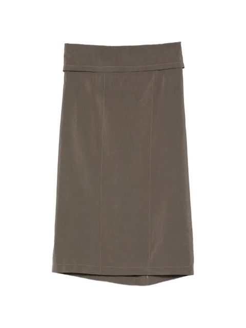 Alysi tie-waist midi skirt - Brown - zdjęcie produktu nr 2