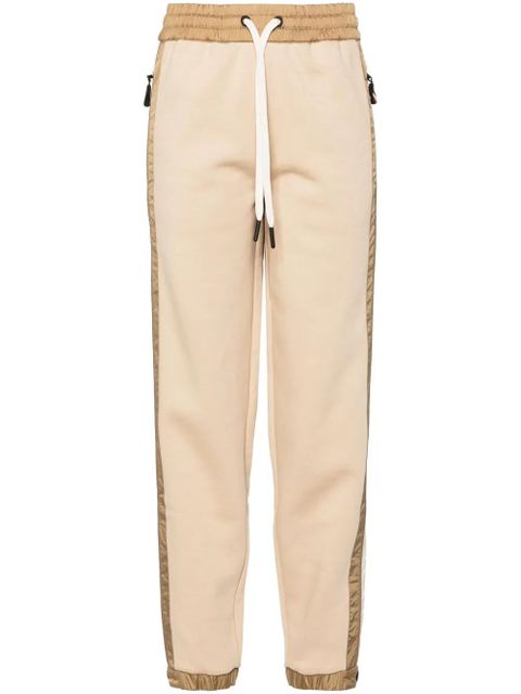 Moncler Grenoble side-stripe track pants - Neutrals - zdjęcie produktu nr 1