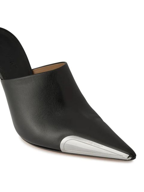 Off-White Allen Frame leather mules - Black - zdjęcie produktu nr 2