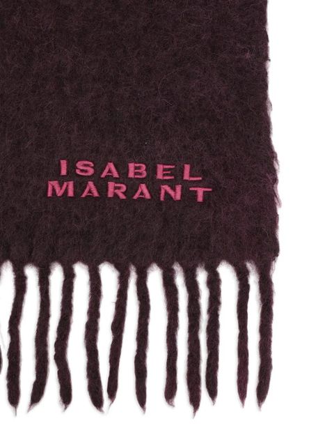 ISABEL MARANT two-tone fringed scarf - Pink - zdjęcie produktu nr 2