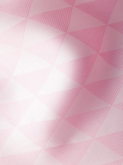 Prada jacquard silk scarf 90x90 - Pink - zdjęcie produktu nr 2