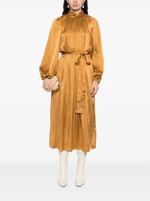 ZIMMERMANN Hypnotic Twist Sheath midi dress - Brown