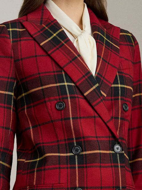 Lauren Ralph Lauren marynarka z dodatkiem wełny