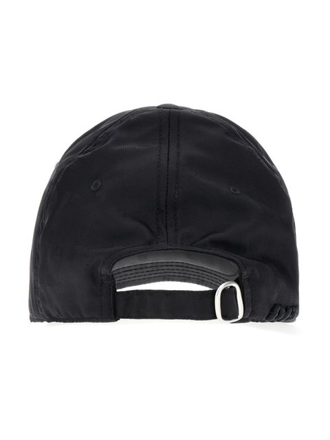 Off-White logo-print cap - Black