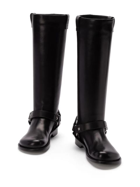 LOEWE Campo biker boots - Black