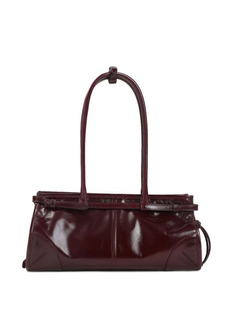 Prada medium Bonnie leather tote bag - Red