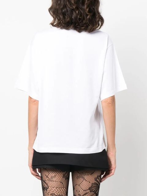 Dolce & Gabbana DNA logo-print cotton T-shirt - White