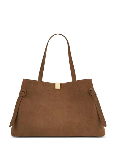 Yuzefi Gyoza suede tote bag - Brown - zdjęcie produktu nr 1
