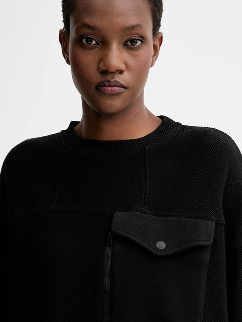 G-Star bluza bawełniana 0 damska kolor czarny gładka D27733.E312