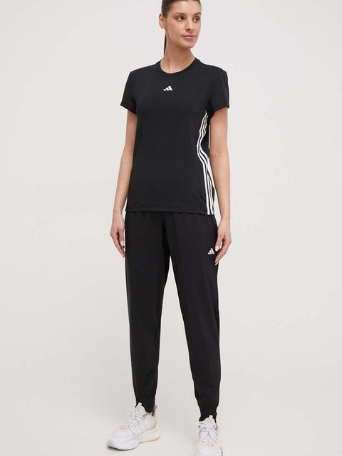 adidas Performance spodnie do biegania Own the Run kolor czarny gładkie IK7444 - zdjęcie produktu nr 2