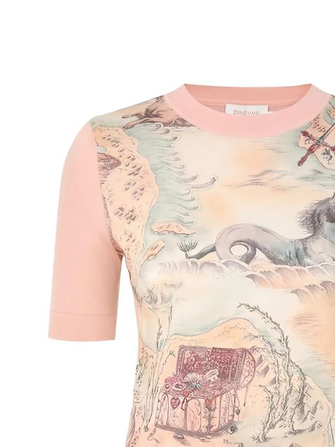 ZIMMERMANN Rebellion print short-sleeve T-shirt - Pink - zdjęcie produktu nr 2