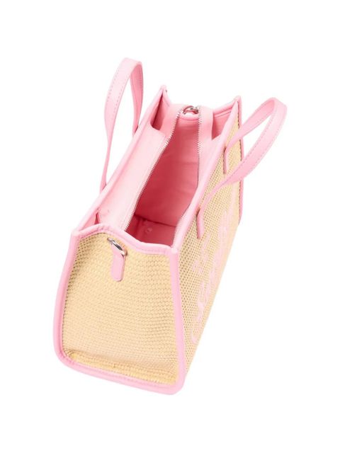 MC2 Saint Barth embroidery top handle bag - Neutrals