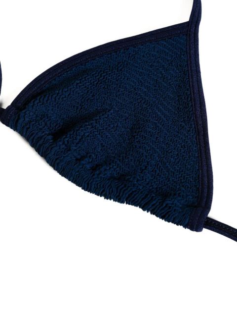 Hunza G Gina shirred bikini - Blue