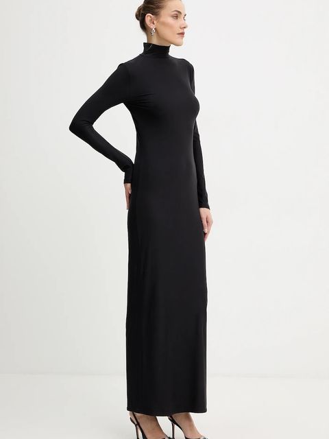 Guess sukienka EVELINE kolor czarny maxi dopasowana O5BK02 KCDE0 - zdjęcie produktu nr 2