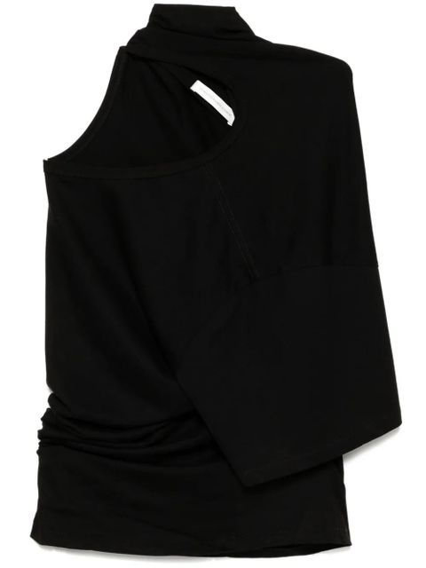 Christopher Esber Distort cutaway T-shirt - Black - zdjęcie produktu nr 1